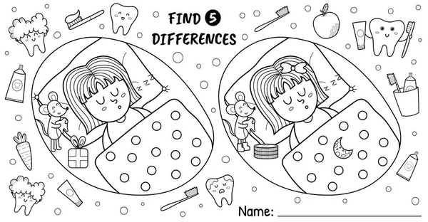 Retrouvez Pages Activités Différentes Pour Les Enfants Jeu Labyrinthe Dentaire — Image vectorielle