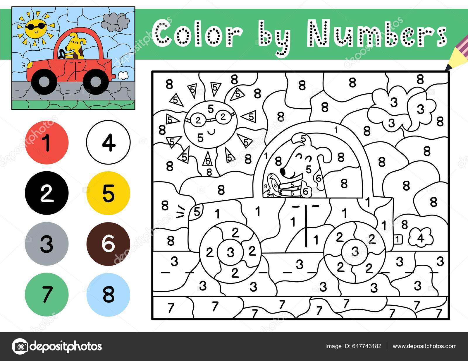 Atividades Para Todos  Desenho com números, Atividades de colorir