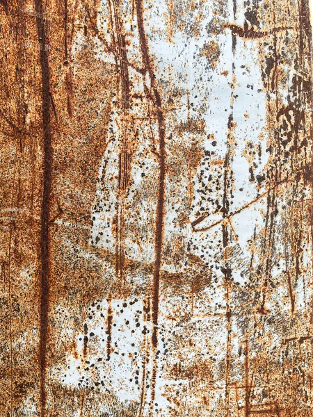 Old rusted iron plate, background rust texture