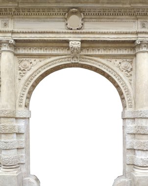 Çerçeve için klasik mimari pencere dış görünümüName