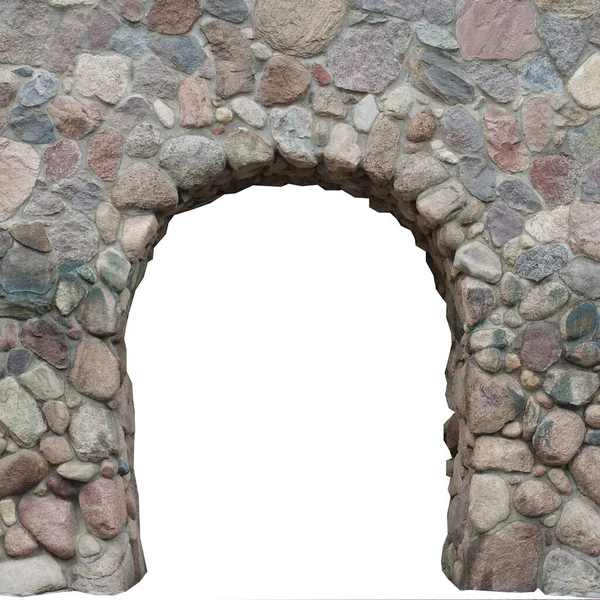 Texture Arch Made Wild Stone — стоковое фото
