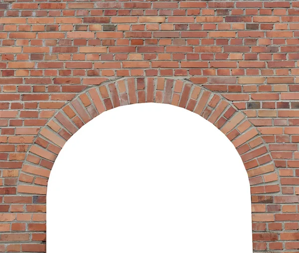 Old Wide Brick Facade Bridge Interior Background Texture Window Door — Stock Photo, Image