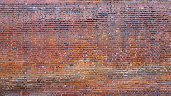 Achtergrond Met Een Oude Rode Bakstenen Muur Interieur Loft Stijl — Stockfoto