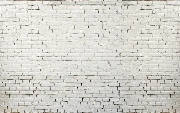 Білий Старий Фон Цегляна Стіна Згорнути Стіни Бренду Або Логотипу — стокове фото