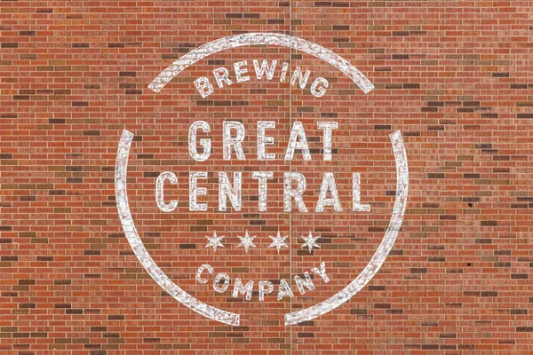 Chicago Usa Październik 2022 Great Central Brewing Company Znajduje Się — Zdjęcie stockowe