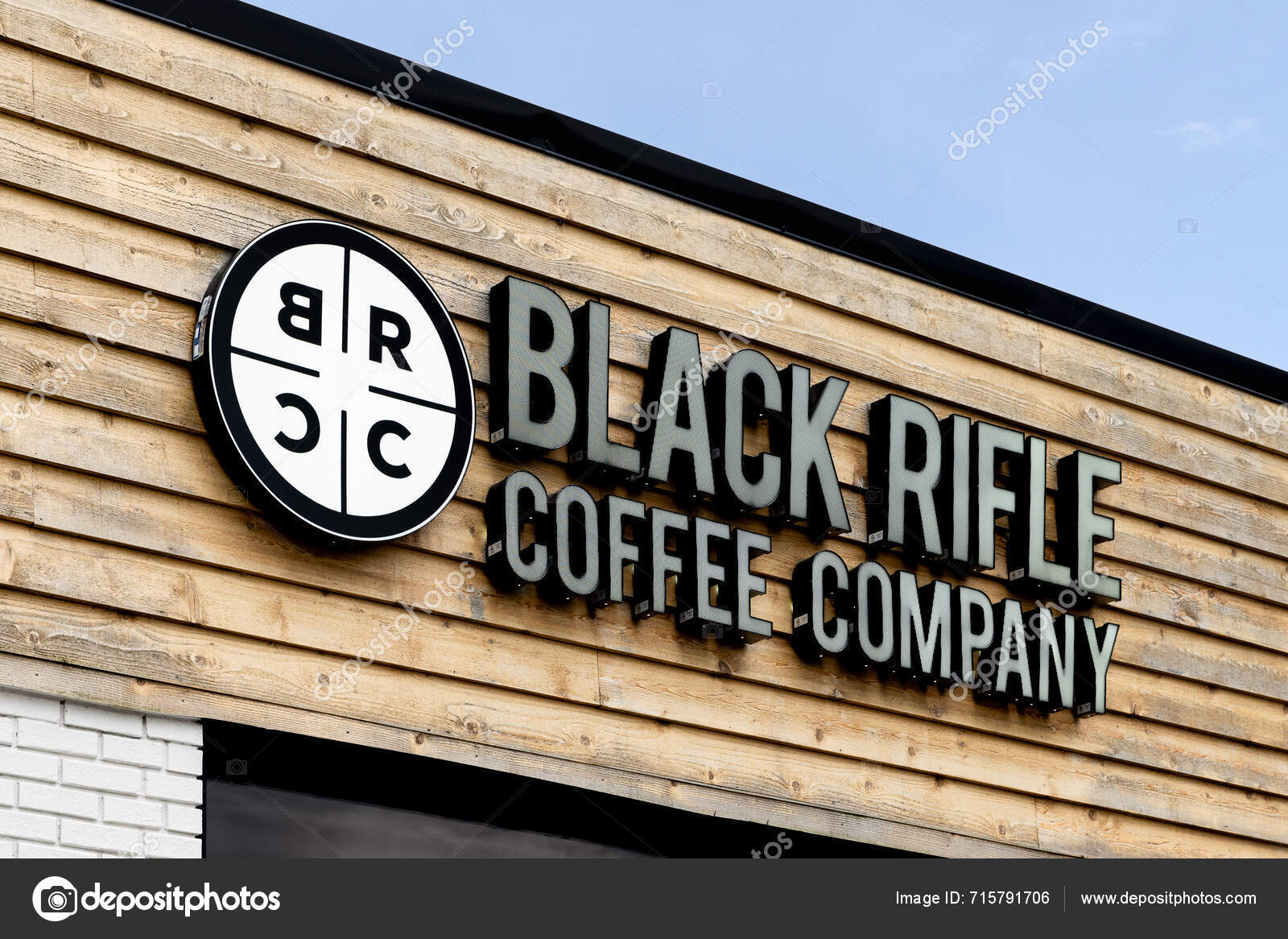 Sevierville Estados Unidos Abril 2024 Black Rifle Coffee Company Una