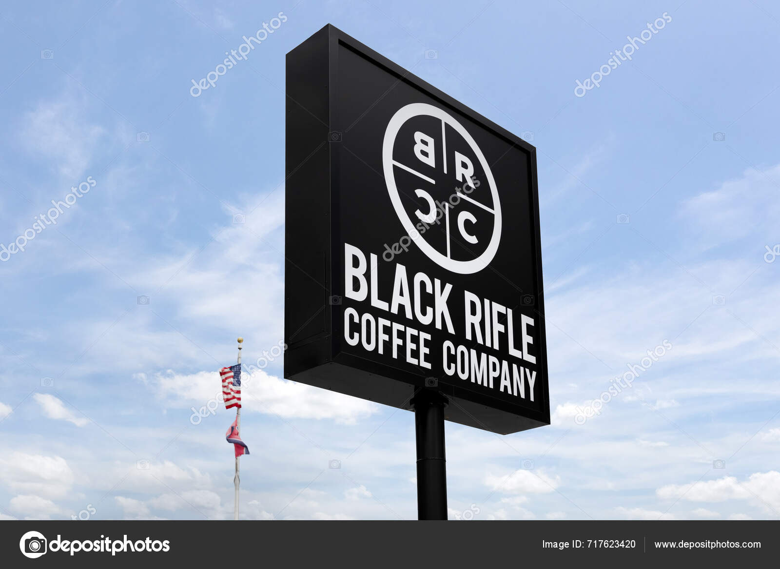 Sevierville Eua Abril 2024 Black Rifle Coffee Company Uma Empresa