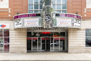 Chicago, IL, ABD - 4 Haziran 2024: The Second City 1959 yılında kurulan doğaçlama komedi topluluğu..