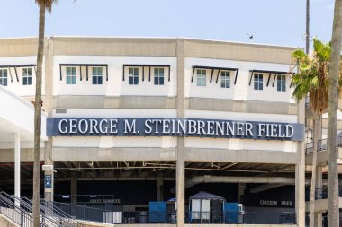 Tampa, FL, ABD - 29 Mayıs 2024: George M. Steinbrenner Field, MLB New York Yankees ve Yankees bağlı takımı Tampa Tarpons 'ın antrenman tesisidir..