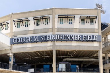 Tampa, FL, ABD - 29 Mayıs 2024: George M. Steinbrenner Field, MLB New York Yankees ve Yankees bağlı takımı Tampa Tarpons 'ın antrenman tesisidir..