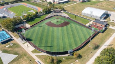 Champaign, IL, USA - September 18, 2024: Illinois Field at the University of Illinois is a baseball venue for the Fighting Illini near the State Farm Center and Memorial Stadium. clipart