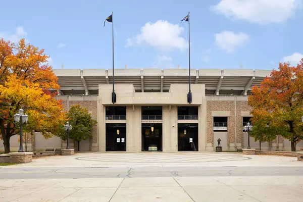 Notre Dame, IN, ABD - 25 Ekim 2024 Notre Dame Stadyumu Notre Dame Üniversitesi kampüsünün kalbinde yer almaktadır..