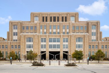 Notre Dame, IN, ABD - 25 Ekim 2024 Notre Dame Stadyumu Notre Dame Üniversitesi kampüsünün kalbinde yer almaktadır..