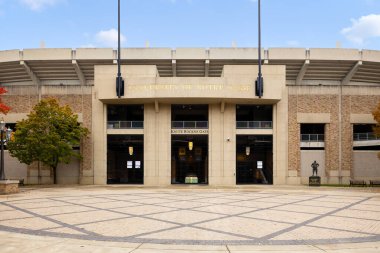 Notre Dame, IN, ABD - 25 Ekim 2024 Notre Dame Stadyumu Notre Dame Üniversitesi kampüsünün kalbinde yer almaktadır..