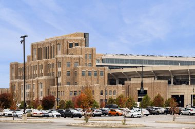 Notre Dame, IN, ABD - 25 Ekim 2024 Notre Dame Stadyumu Notre Dame Üniversitesi kampüsünün kalbinde yer almaktadır..