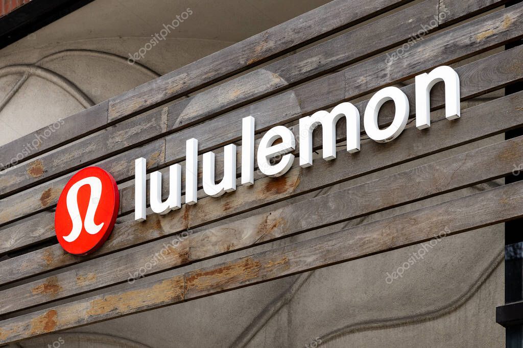 Chicago, IL, USA - March 27, 2025: Lululemon is a premium athletic clothing company founded in Canada in 1998 and grown to have over 700 stores worldwide and also sells online.