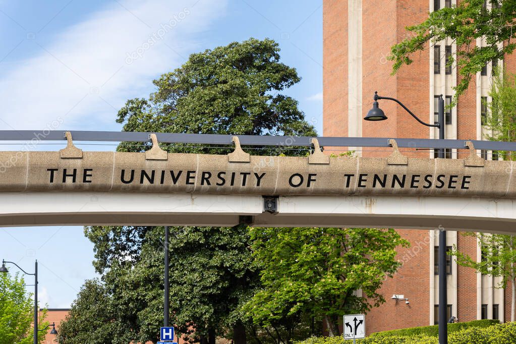 Knoxville, TN, USA - April 15, 2025: The University of Tennessee's campus is located in downtown Knoxville, TN and was founded in 1794.