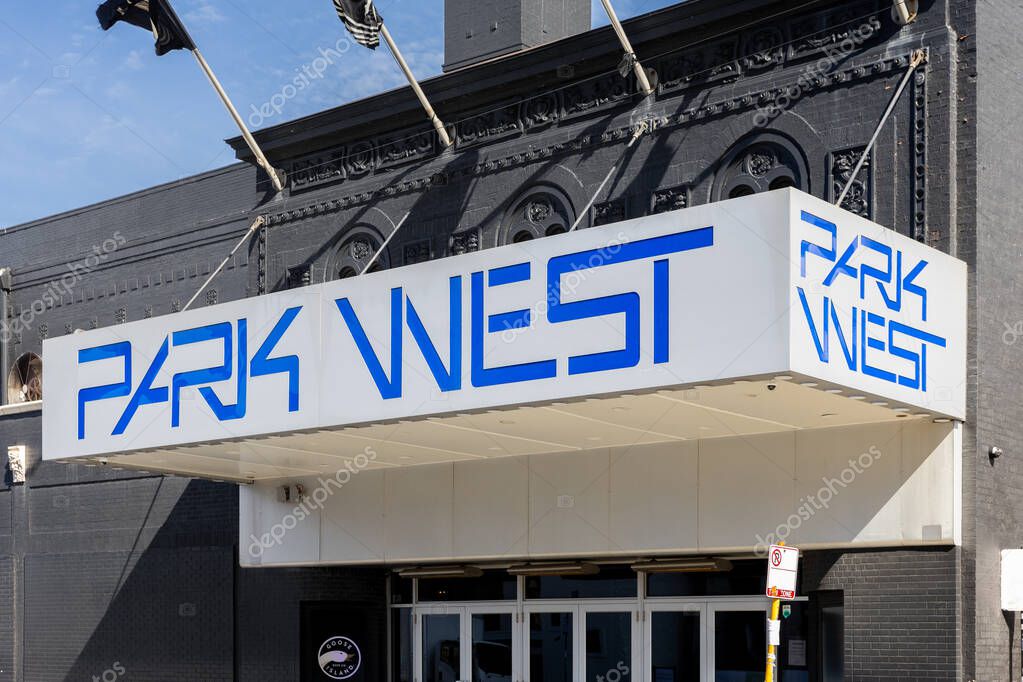 Chicago, IL, USA - April 24, 2025: Park West is a historic theater and concert venue located in Lincoln Park.  The venue opened in 1916 as a vaudeville and movie theater by the Ascher Brothers.