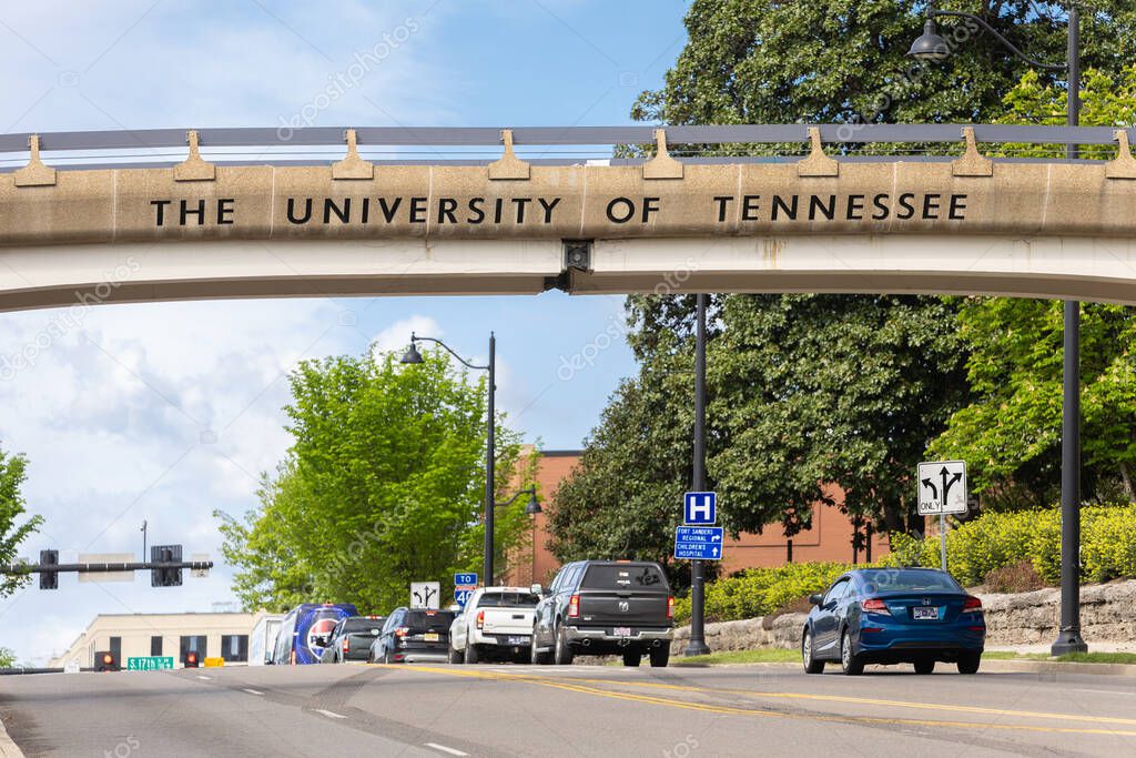 Knoxville, TN, USA - April 15, 2025: The University of Tennessee's campus is located in downtown Knoxville, TN and was founded in 1794.