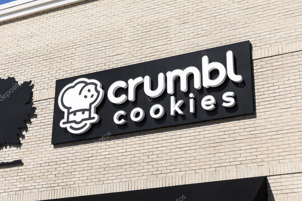 Pigeon Forge, TN, USA - April 13, 2025: Crumbl Cookies is a gourmet bakery chain specializing in cookies with over a thounsand locations worldwide.