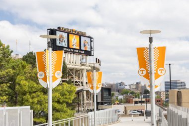 Knoxville, TN, ABD - 12 Nisan 2025: Neyland Stadyumu Tennessee Üniversitesi Gönüllü Spor Takımları 'na ev sahipliği yapmaktadır. Stadyumun kapasitesi 101.915 kişidir..
