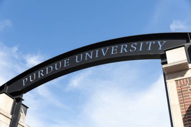 West Lafayette, IN, ABD - 29 Temmuz 2025: Purdue Üniversitesi, 1869 yılında kurulan ve mühendislik, teknoloji, bilim ve matematiğiyle tanınan bir devlet araştırma üniversitesidir..