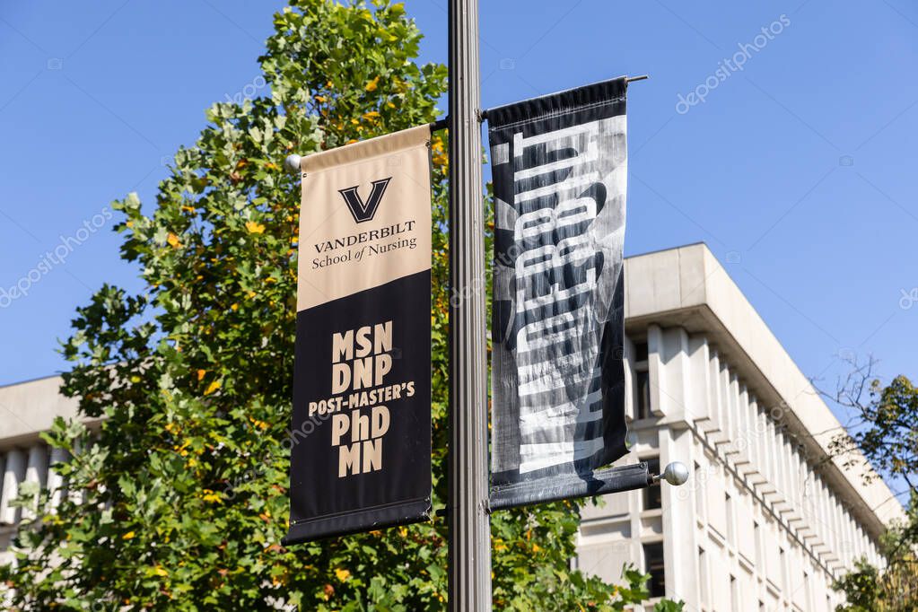 Nashville, TN, USA - September 29, 2025: Vanderbilt University is a private research university, founded in 1873, and located in the heart of Nashville, TN.