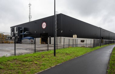 Aalst, Flaman Brabant, Belçika - 11 02 2022 Jan De Nul endüstriyel inşaat şirketinin merkezi