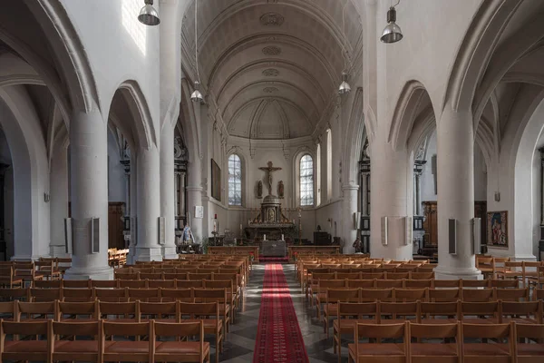 Rotselaar Région Flamande Brabant Belgique 2022 Aménagement Intérieur Église Catholique — Photo
