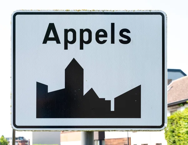 Appels Región Flamenca Oriental Bélgica Junio 2023 Señal Tráfico Del —  Fotos de Stock