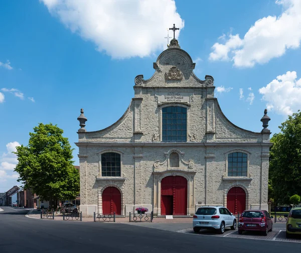 Ruppelmonde Provincie Antverpy Belgie Června 2023 Fasáda Barokního Kostela Panny — Stock fotografie
