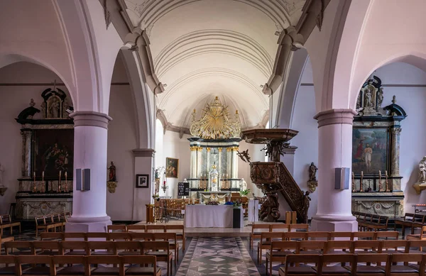 Tildonk Brabant Belgien Mai 2023 Innenarchitektur Der Gotischen Katholischen Kirche — Stockfoto