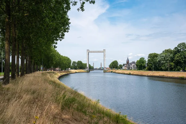 Kapelle Den Bos Φλαμανδική Brabant Βέλγιο Ιουνίου 2023 Γέφυρα Ανάρτησης — Φωτογραφία Αρχείου
