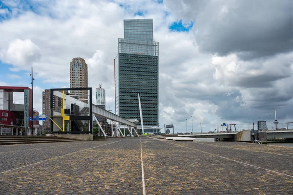 Rotterdam Holanda Meridional Países Bajos Julio 2023 Van Ravesteyn Docks —  Fotos de Stock