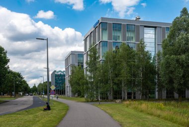 Eindhoven, Kuzey Brabant, Hollanda, 10 Temmuz 2024 - Philips yüksek teknoloji yenilik merkezi Üniversite Kampüsü