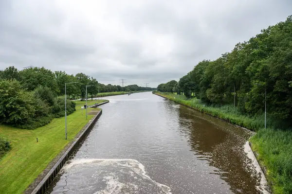 Stock image The Twente canal and green surroundings around Delden, Overijssel, The Netherlands