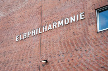 Hamburg, Germany, July 18, 2024 - Facade of the Elbphilharmonic, the symphonic orchestra of the city clipart