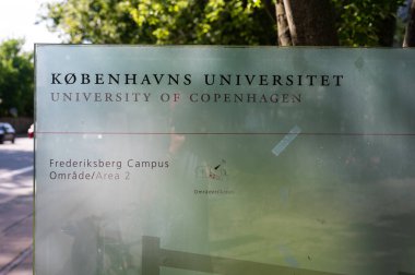 Kopenhag, Danimarka, 24 Temmuz 2024 Kopenhag Üniversitesi Frederiksberg Kampüsü