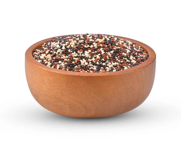 Sementes Quinoa Mistura Crua Quinoa Branca Quinoa Preta Quinoa Vermelha — Fotografia de Stock