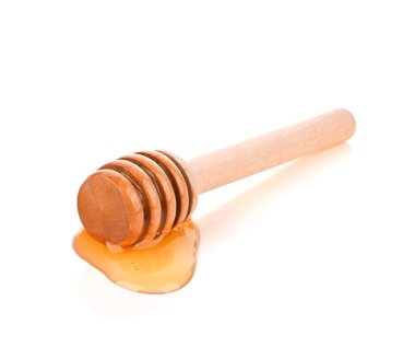 Bal arayıcısı beyaz arkaplanda izole edildi.