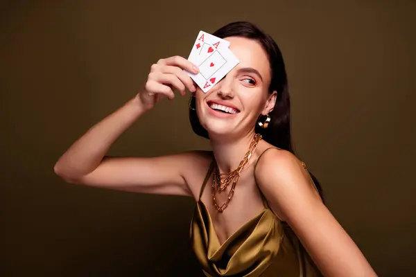 Zdjęcie Wspaniały Bogaty Profesjonalny Poker Cheater Wygrać Grę Dwoma Asami — Zdjęcie stockowe