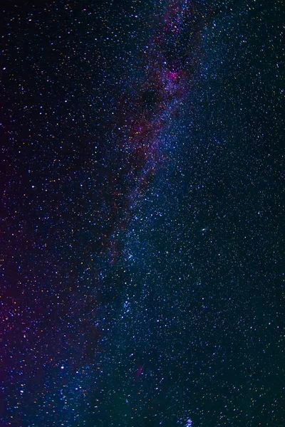 Hermoso Cielo Nocturno Estrellado Con Estrellas Vía Láctea Galaxias Constelaciones — Foto de Stock