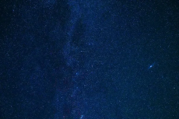 Sterne Hintergrund Ein Blauer Sternenhimmel Dunkler Nacht — Stockfoto