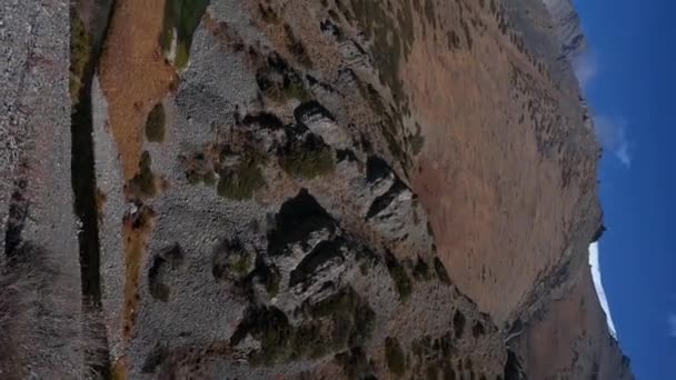 Vue Panoramique Sur Lac Kolsai Dans Les Montagnes Tien Shan — Video