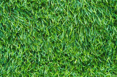 Yapay çim desenli yeşil arkaplan kopyalama alanı ile yakın plan