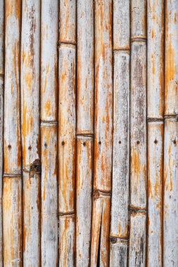 Asya desenli bambu kuru çit arkaplan dokusu