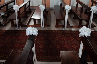 catholic wedding decor. High quality photo