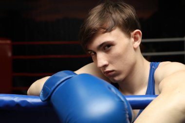  Genç boksör. Yüksek kalite fotoğraf