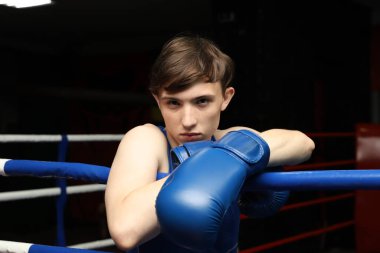 Genç boksör. Yüksek kalite fotoğraf