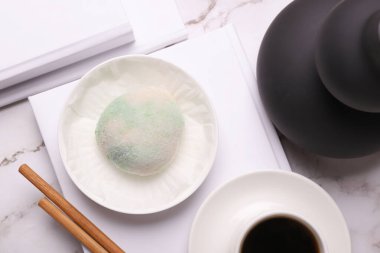 Mochi gerçek anlamda. Yüksek kalite fotoğraf